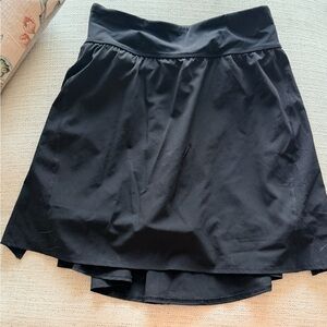 SPANX Black High-Low Active Skirt